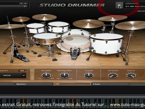 TUTO MAO : Studio Drummer Native Instruments