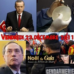 Flash d'actu du Vendredi 23 décembre 2011