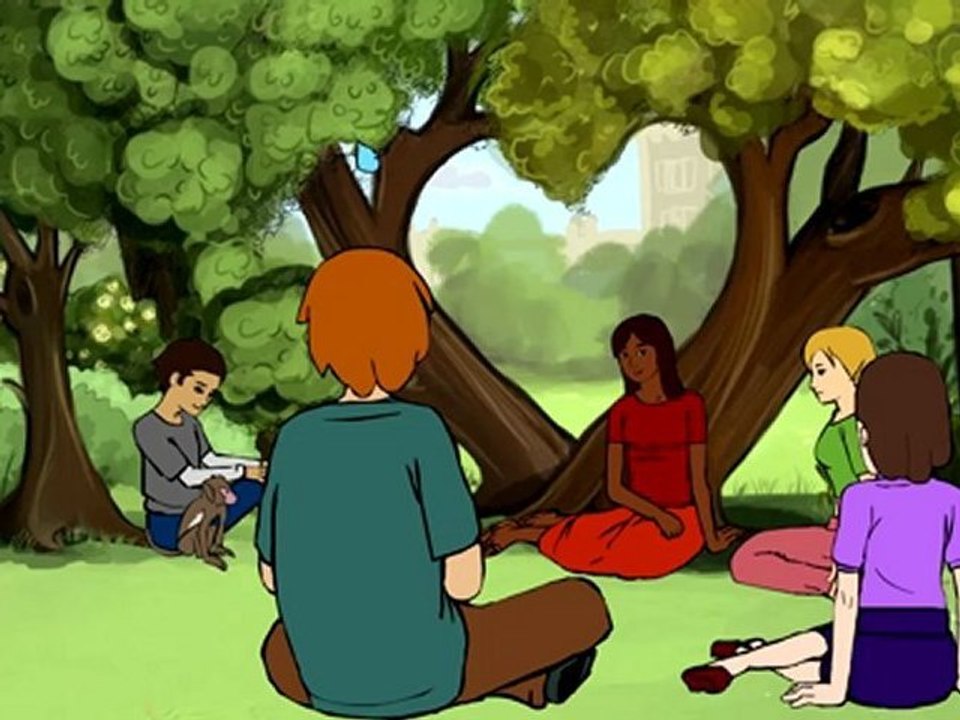 Extrait (scènes coupées) du dessin animé "Vis-ta-vie et le Savoir-être"