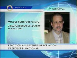 Anuncian expropiación de edificio de El Nacional para instalar CDI