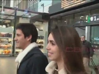 Elena Furiase y su chico, amor en Sevilla