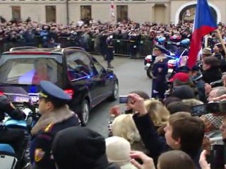 Staatsgäste erweisen Tschechiens Ex-Präsident Havel letzte Ehre