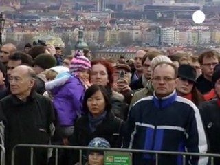 Vaclav Havel son yolculuğuna uğurlandı