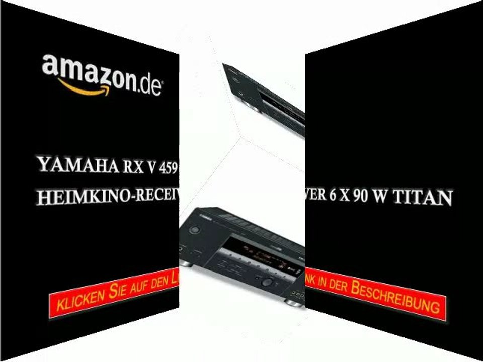 Yamaha RX V 459 Heimkino-Receiver 6 x 90 W titan