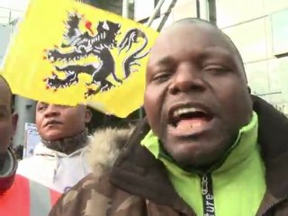 Plusieurs centaines de manifestants anti-Kabila à Anvers