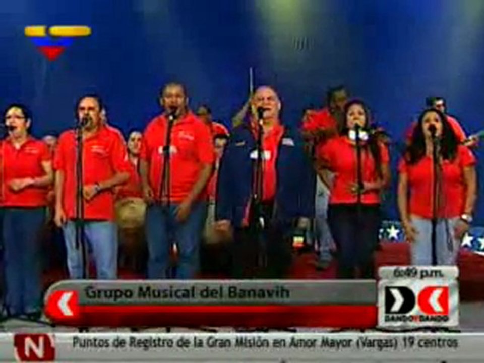 (VIDEO) Disfrute del grupo musical del Banavih con Mario Isea
