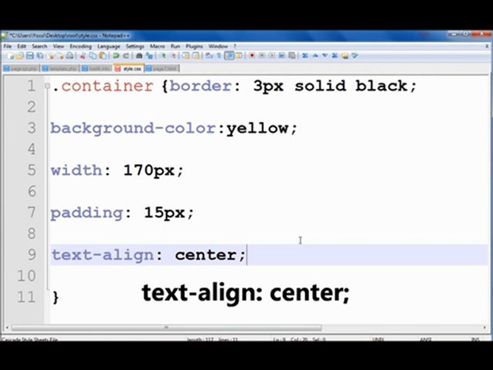 CSS עיצוב מרווח פנימי בעזרת