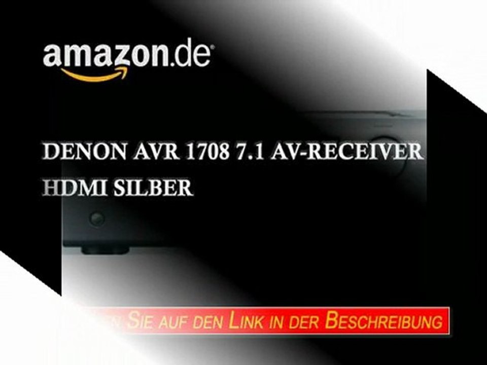 Denon AVR 1708 7.1 AV-Receiver HDMI silber
