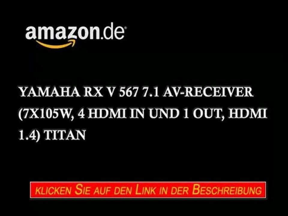 Yamaha RX V 567 7.1 AV-Receiver