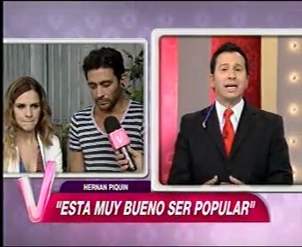 HERNAN PIQUIN Y MARIELA AN CHIPI EN VIVIANA DESPUES DE LA FINAL DE BAILANDO 2011