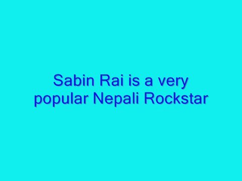 nepali song by sabin rai