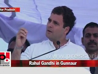 Congress Leader Rahul Gandhi in Gunnaur (U.P) Part 6
