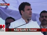 Congress Leader Rahul Gandhi in Gunnaur (U.P) Part 5