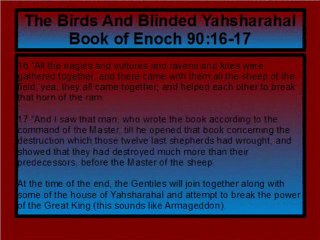THE VISION OF ENOCH AND THE SEVENTY SHEPHERDS
