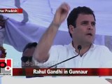 Congress Leader Rahul Gandhi in Gunnaur (U.P) Part 2