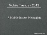 Mobile Trends 2012