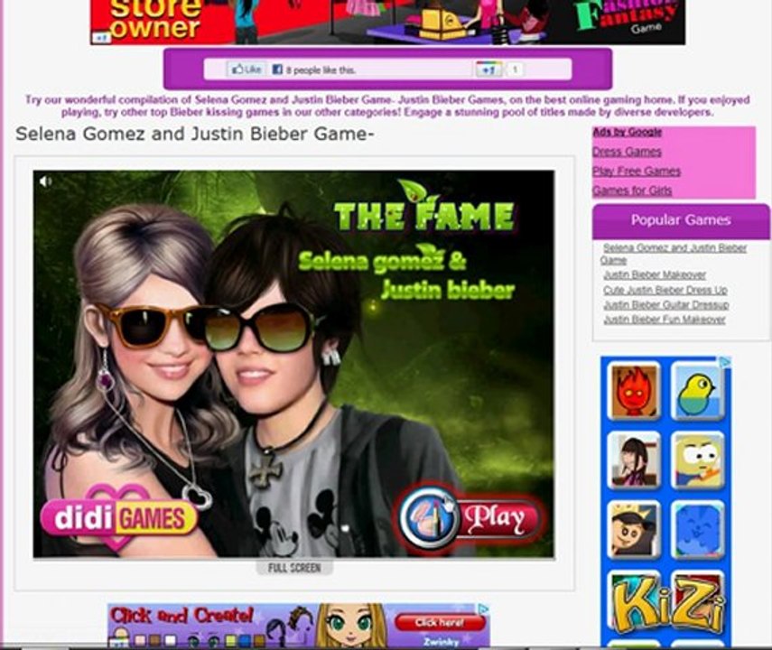justin bieber games