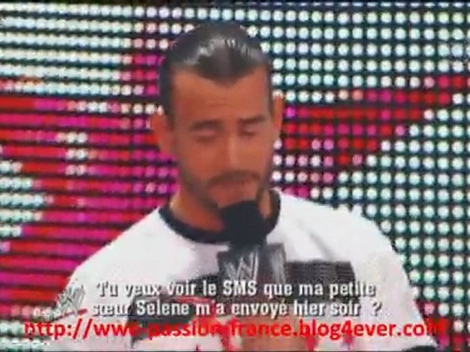 Bétisier de la WWE 2011 - La phrase de l'année