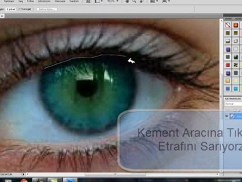 Photoshop cs4 Göz Boyama Dersi