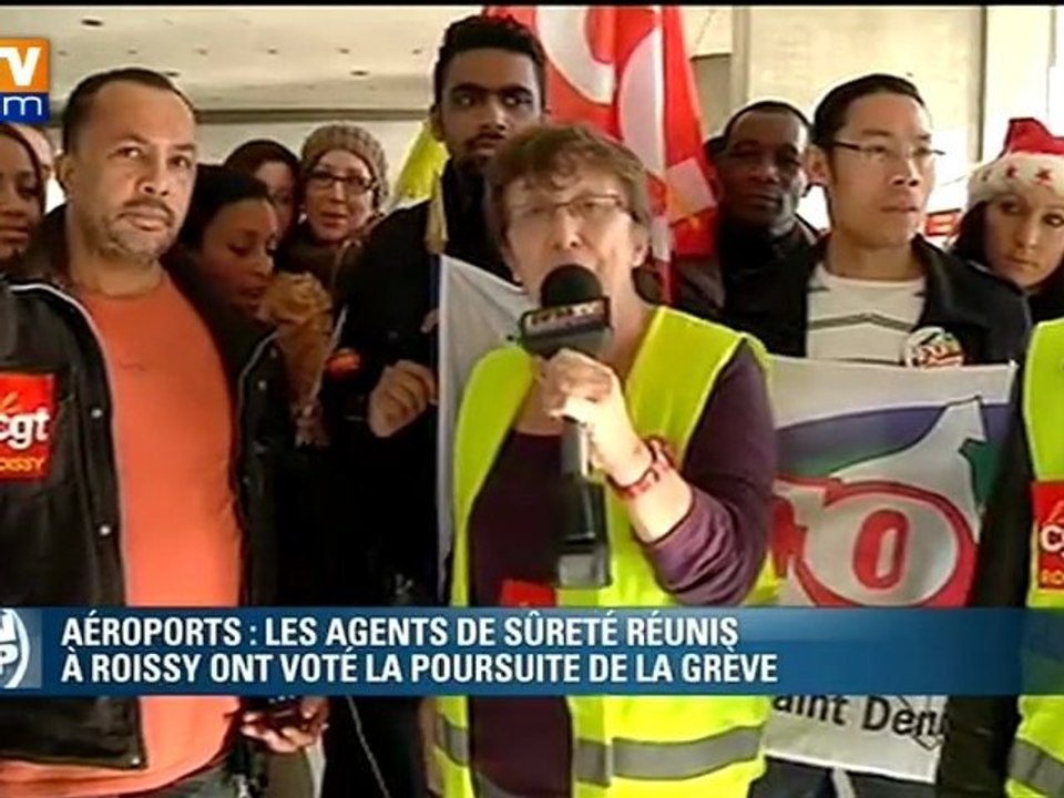 Aéroports : la grève des agents de sûreté reconduite