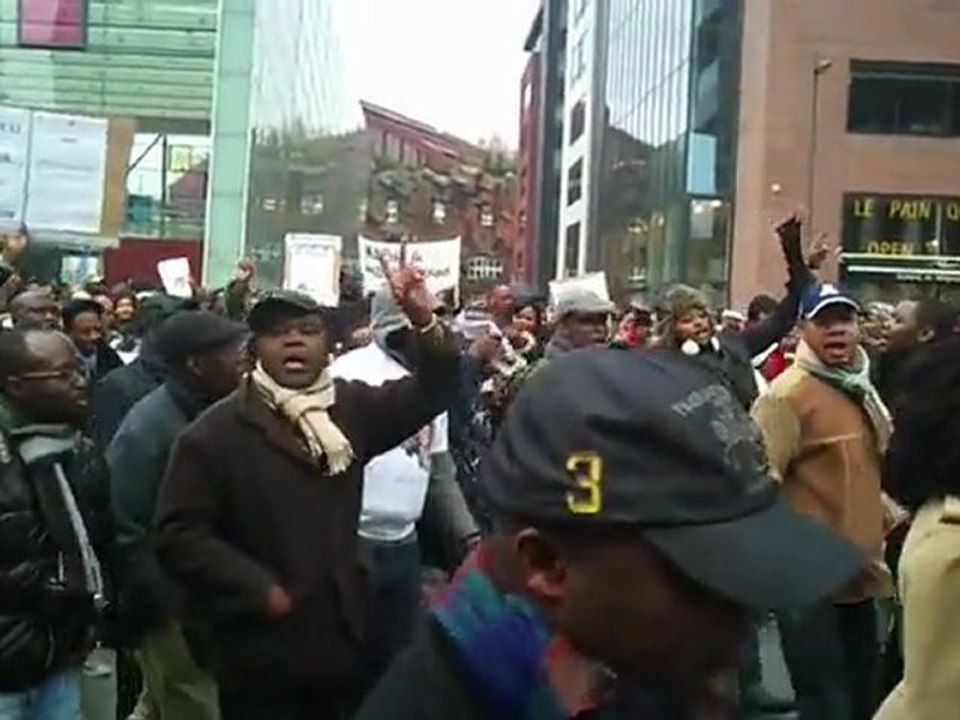 Marche d'investiture!!! Départ de la gare d'Anvers le 23 decembre (P. Mujangi)