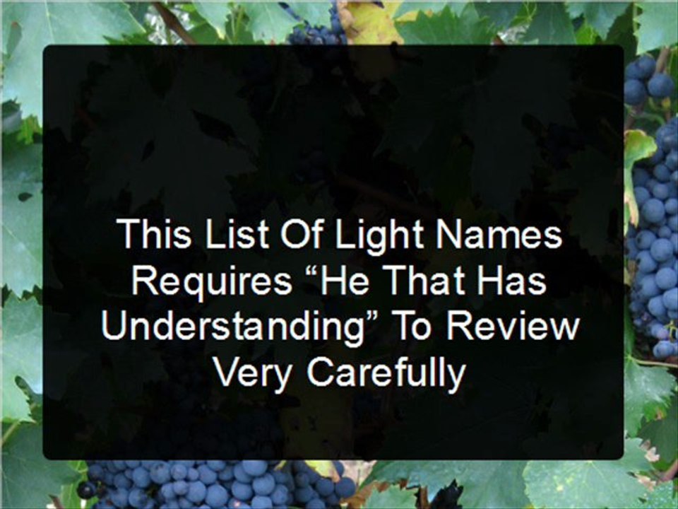 BLASPHEMOUS NAMES ON THEIR FOREHEADS