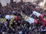 Damascus buries car bomb victims