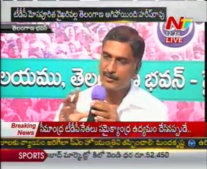 TRS MLA Harish Rao Talking To Media - Exclusive 02