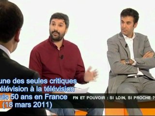 Une des rares critiques de la télévision à la télévision
