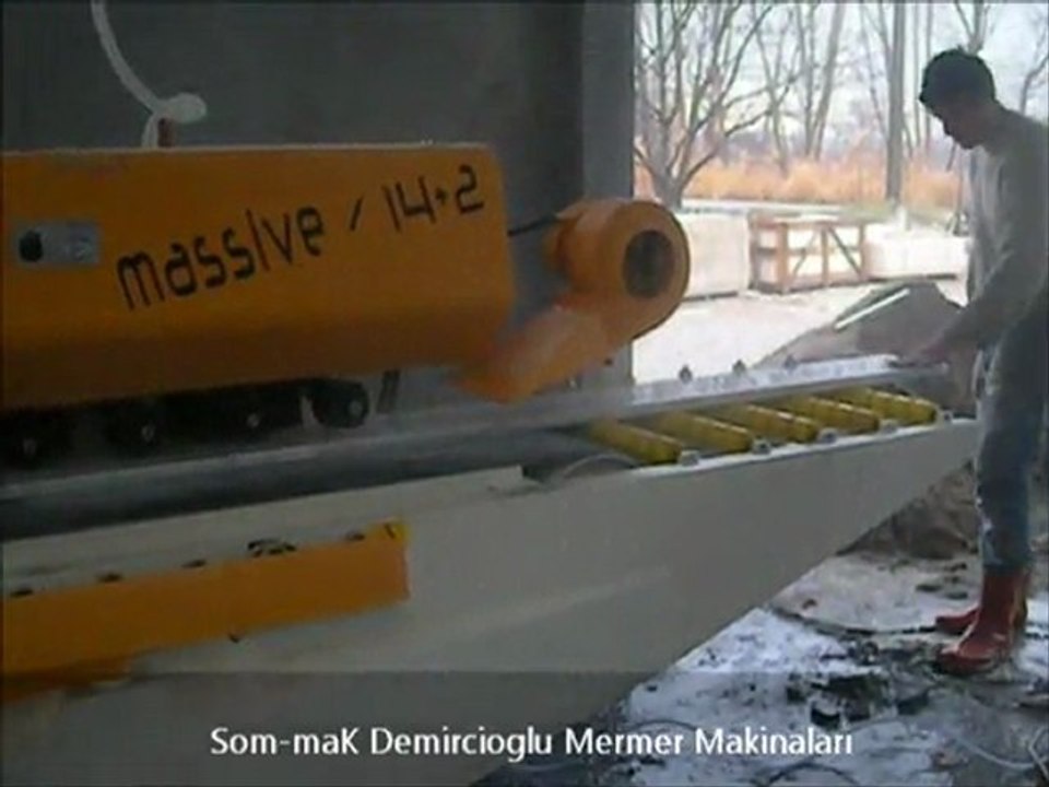 Som-maK Tam Otomatik Pah Cila Makinası 16 Kafa Çanakkale Nur-han Mermer