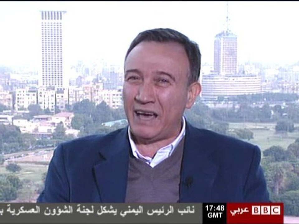 BBC Arabic Syria news 04.12.2011 هيثم مناع لقناة بي بي سي لقاء