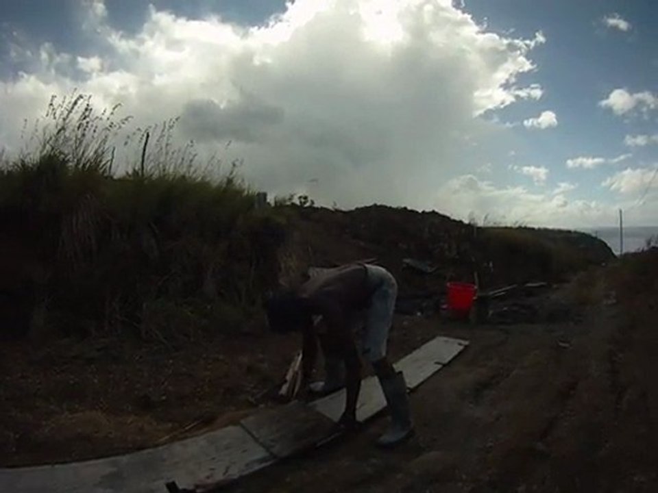 Chef chantier au travail