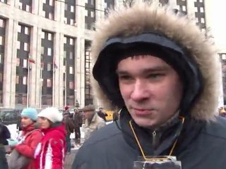 Multitudinaria manifestación en Moscú