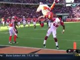 Jerome Simpson Front Flips Over A Defender Into The Endzone