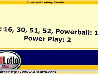 Powerball Lottery Drawing Results for December 24, 2011