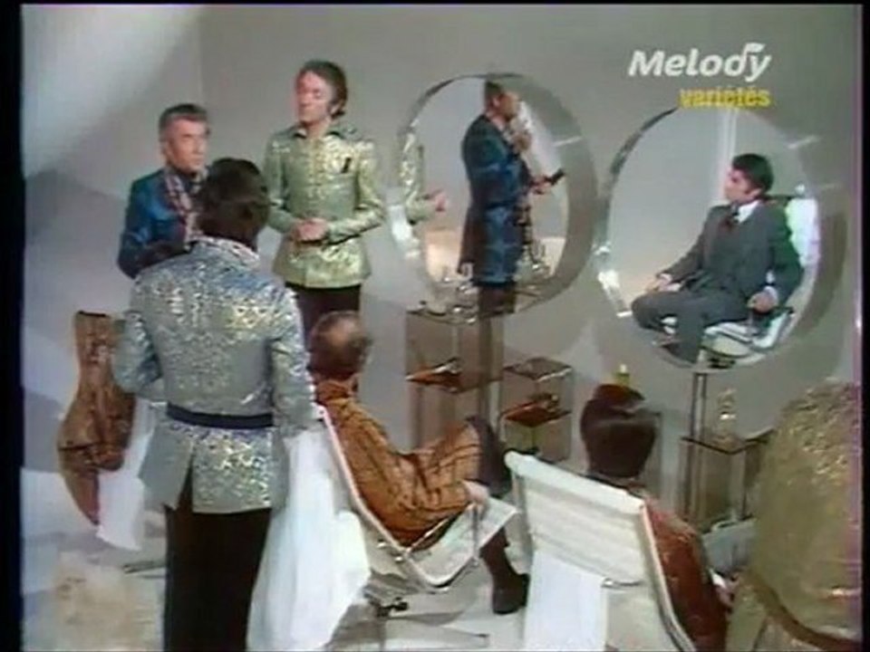 --sketch-- jc Brialy-sacha Distel-aldo Maccione-jp Cassel....