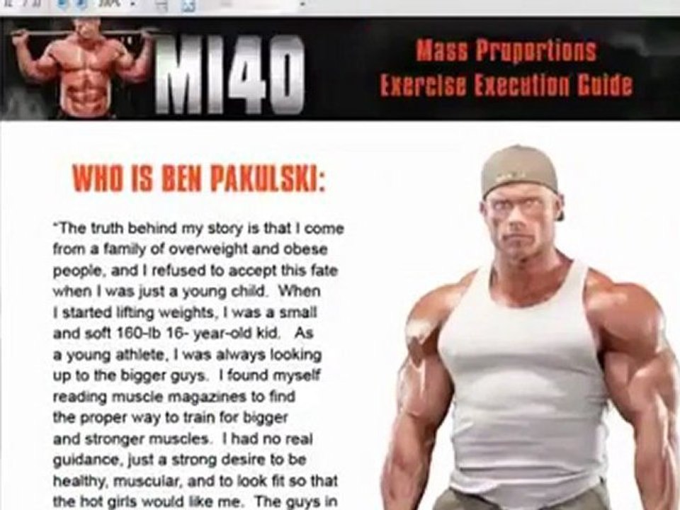 Ben Pakulski MI40 Mass Intentions Overview