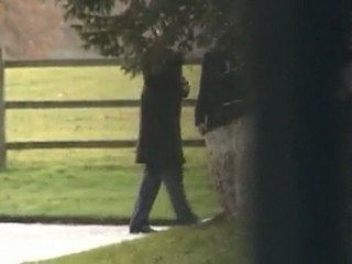 UK royals arrive for Christmas mass