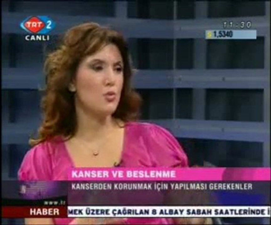 Sağlık Olsun - Kanser ve Beslenme 30.06.2009