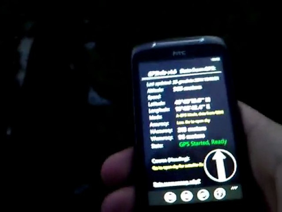 Porównanie - Łapanie sygnału GPS - HTC 7 Mozart