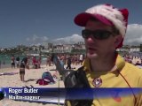 Noël sur la plage de Bondi à Sydney