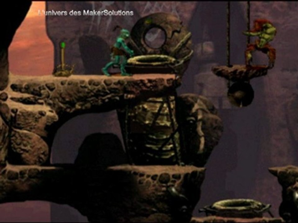 Oddworld l'Odyssée d'Abe - Temple scrabanien