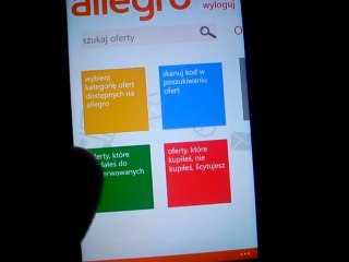 40. Nowe wcielenie Allegro na Windows Phone 7.5