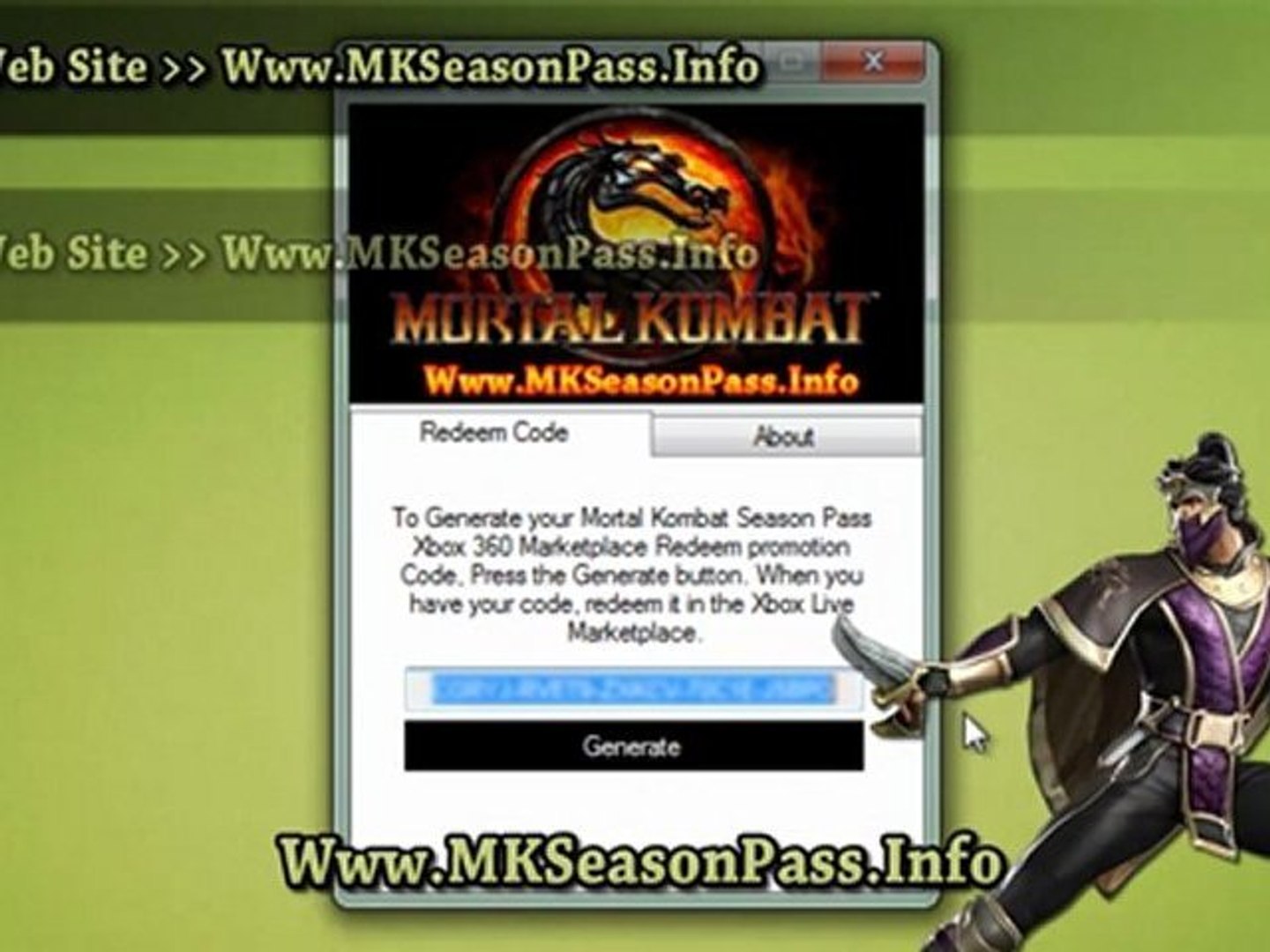 Get Free Mortal Kombat Season Pass Codes On Xbox 360