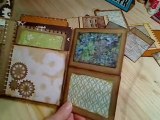 MINI-ALBUM SCRAPBOOKING:  PORTEFEUILLE, avec scrapaganza.fr