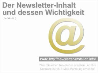 Wie wichtig ist der Newsletter-Inhalt?
