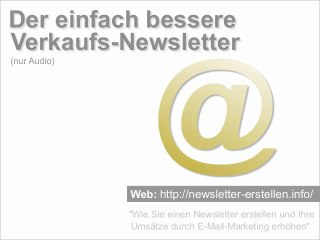 Der bessere Verkaufs-Newsletter bei E-Mail-Marketing