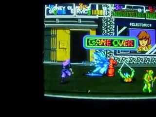 Teenage mutant turtles hero borne d'arcade