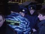 Protest warning after Russian activist jailed again