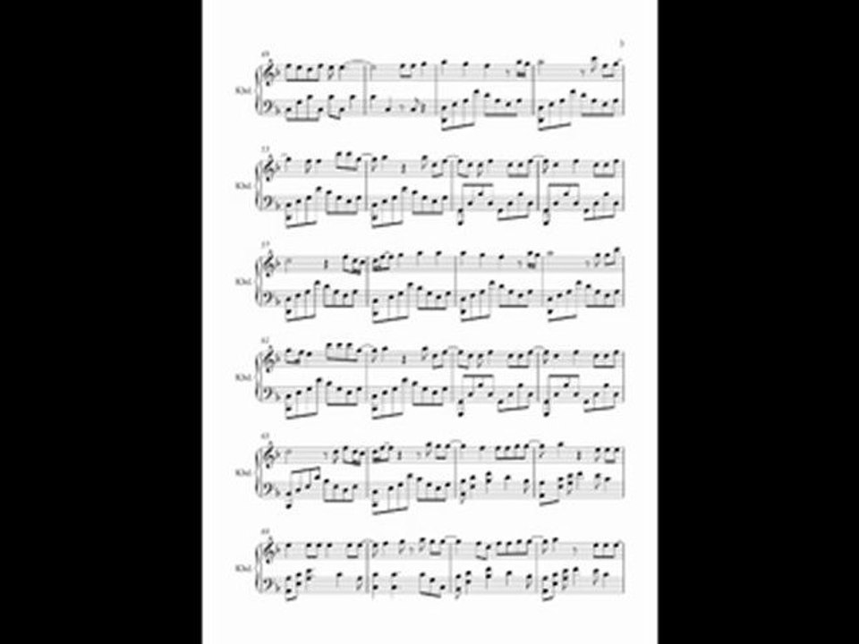 Adele - 'Set Fire to the rain'  piano cover + free sheet music